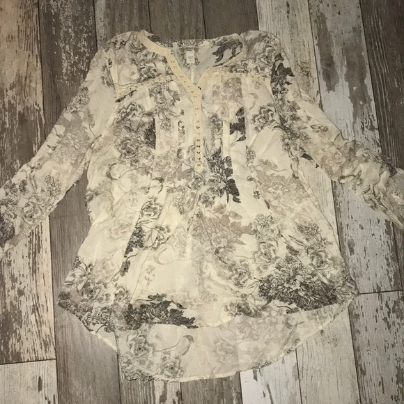 Vintage America Tops - Vintage America Peasant Top